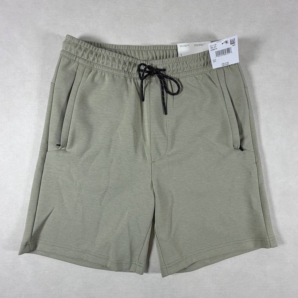 American Eagle 24/7 Jogger Shorts Mens Small Sage Green Above Knee 7891-341 NEW